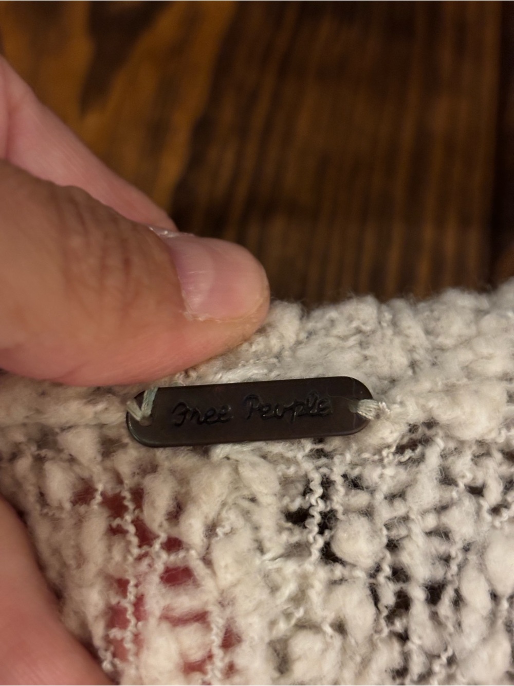 Free People Boucle Cardigan Sweater Large - Picture 6 of 9
